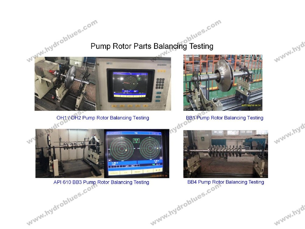 Pump Rotor Parts Balancing Testing